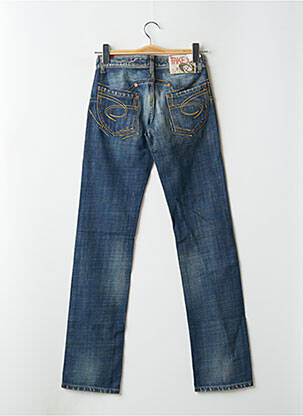 Jeans coupe slim tissage brut taille normale bleu TAKE TWO femme