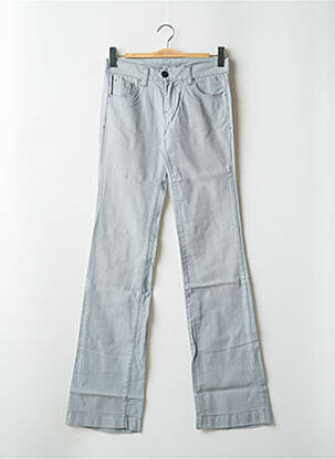 Jean coupe flare stretch taille normale bleu USED JEANS femme