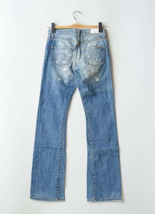 Jean coupe flare bleu RWD pour femme