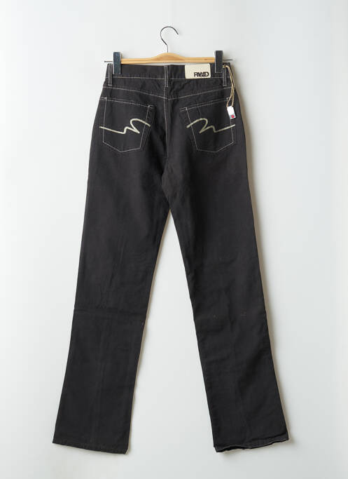 Pantalon droit noir RWD pour femme