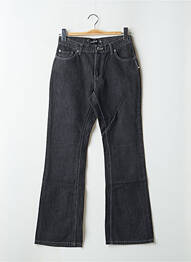 Jean coupe flare taille normale taille normale noir ZIPPER CUT femme