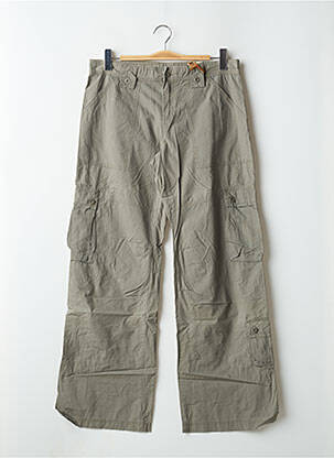 Pantalon cargo poches taille normale vert TEDDY SMITH femme