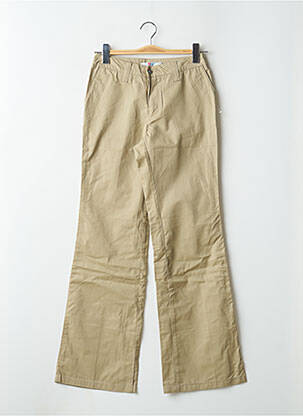 Pantalon flare taille normale taille normale beige TEDDY SMITH femme