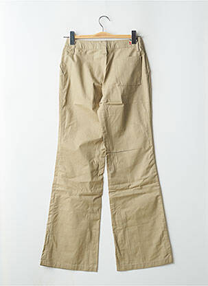 Pantalon flare taille normale taille normale beige TEDDY SMITH femme