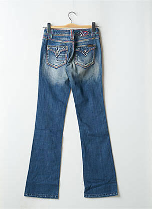 Jeans bootcut poches taille basse bleu TEDDY SMITH femme