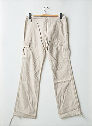 Pantalon cargo poches taille normale beige TEDDY SMITH femme
