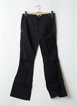 Pantalon flare taille basse taille basse noir TEDDY SMITH femme