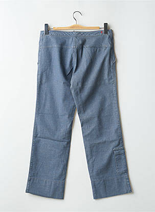 Pantalon droit stretch taille basse bleu TEDDY SMITH femme