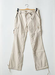 Pantalon cargo beige TEDDY SMITH pour femme seconde vue