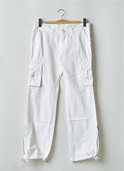 Pantalon cargo blanc TEDDY SMITH pour femme seconde vue