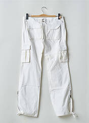 Pantalon cargo blanc TEDDY SMITH pour femme seconde vue