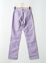 Pantalon droit violet TEDDY SMITH pour femme seconde vue