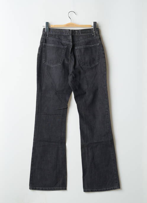 Jean coupe flare noir ZIPPER CUT pour femme