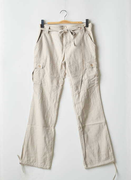 Pantalon cargo beige TEDDY SMITH pour femme