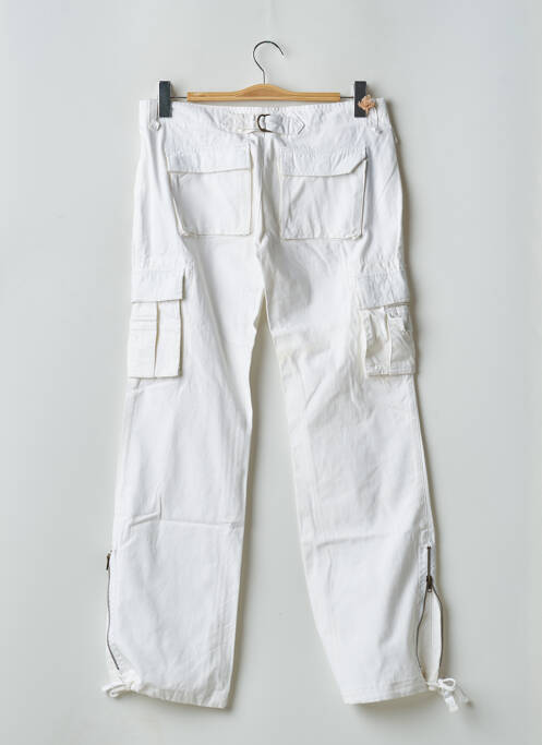 Pantalon cargo blanc TEDDY SMITH pour femme