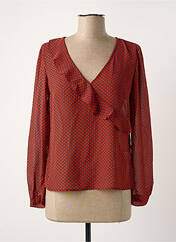 Blouse rouge YUKA pour femme seconde vue