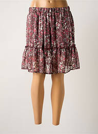 Jupe courte doublure violet LES PETITES FLEURS femme