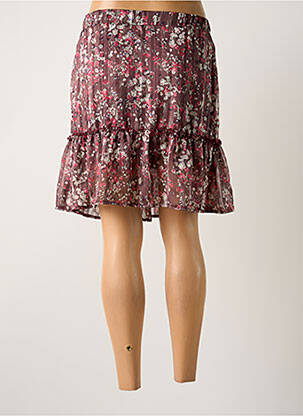 Jupe courte doublure violet LES PETITES FLEURS femme