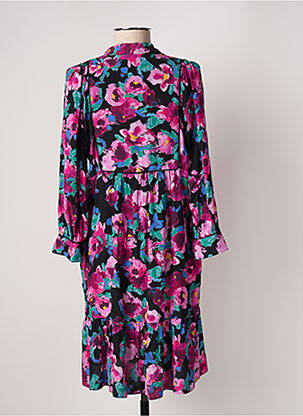 Robe courte manches 3/4 manches 3/4 noir LENNY B femme