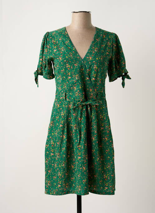 Robe courte vert MAMOUCHKA pour femme