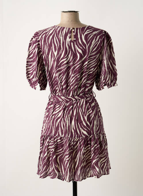 Robe courte violet GRACE & MILA pour femme