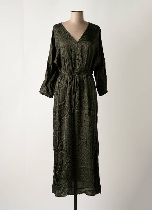 Robe longue vert GRACE & MILA pour femme