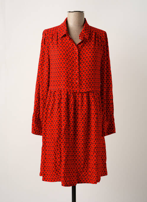 Robe mi-longue rouge GRACE & MILA pour femme