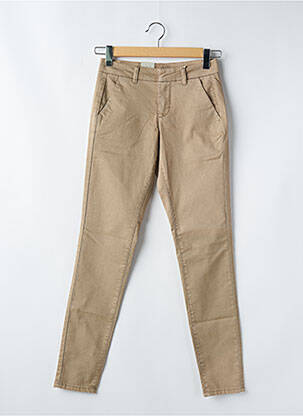 Pantalon slim poches beige CREAM femme