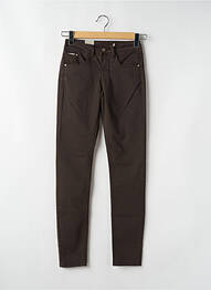 Pantalon slim poches marron CREAM femme