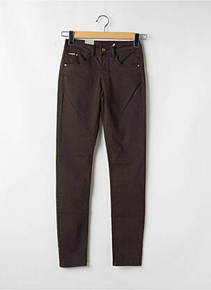 Pantalon slim poches marron CREAM femme