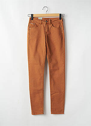 Pantalon slim poches marron clair CREAM femme