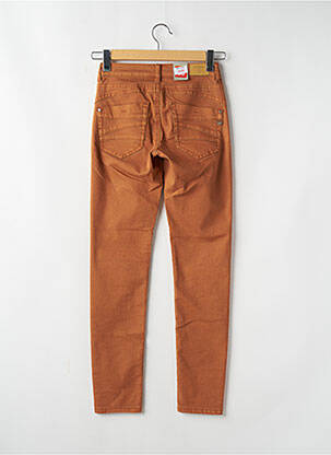 Pantalon slim poches marron clair CREAM femme