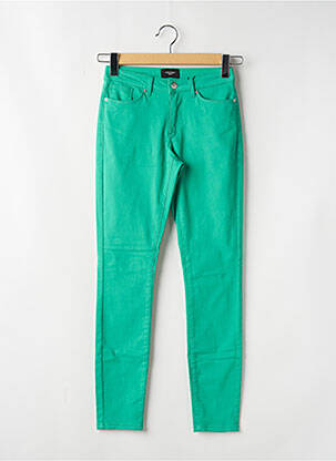 Pantalon 7/8 stretch taille normale vert VERO MODA femme