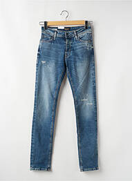 Jeans coupe slim poches bleu JACK & JONES homme