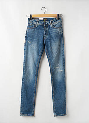 Jeans coupe slim poches bleu JACK & JONES homme