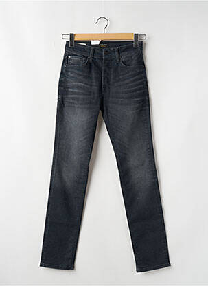Jeans coupe slim fermeture boutonnée sur le devant bleu JACK & JONES homme