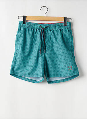 Short de bain imprimé fantaisie bleu JACK & JONES homme