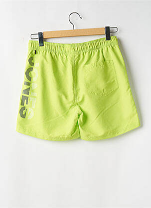 Short de bain imprimé fantaisie jaune JACK & JONES homme