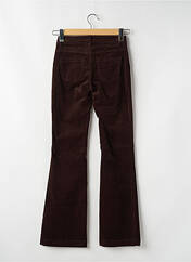 Pantalon droit marron VERO MODA pour femme seconde vue