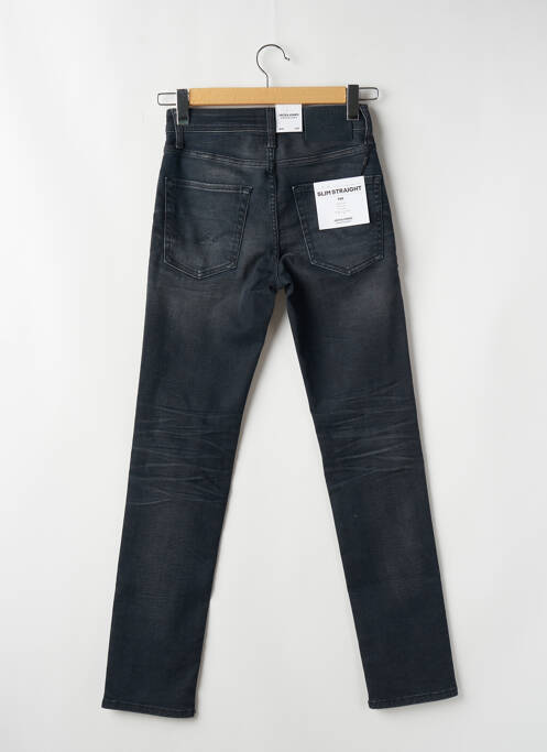 Jeans coupe slim fermeture boutonnée sur le devant bleu JACK & JONES homme