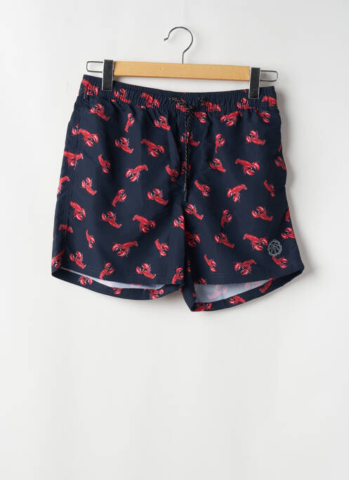 Short de bain imprimé fantaisie bleu JACK & JONES homme