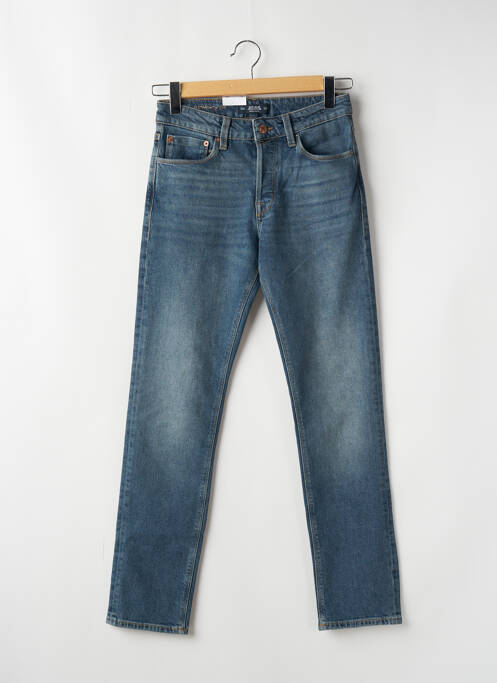 Jeans coupe droite bleu JACK & JONES pour homme