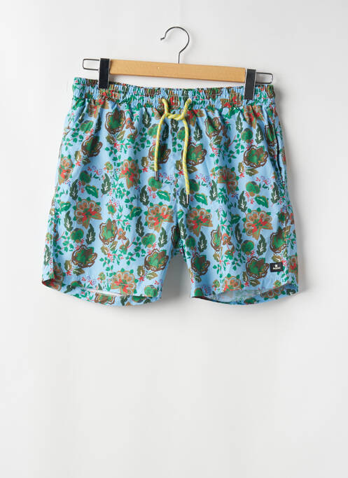 Short de bain bleu RECYCLED ART WORLD pour homme