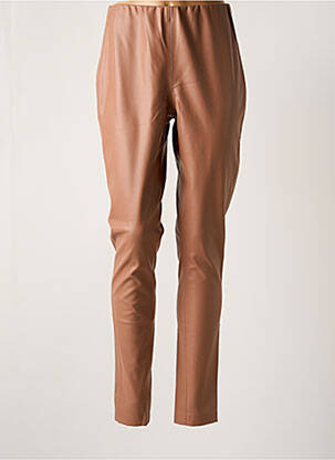 Pantalon 7/8 taille haute taille haute rose ICHI femme
