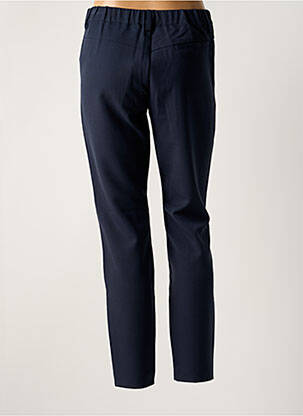 Pantalon chino fermeture zippée sous rabat boutonné taille normale bleu CREAM femme
