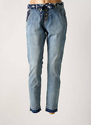 Jeans coupe slim taille normale taille normale bleu CREAM femme