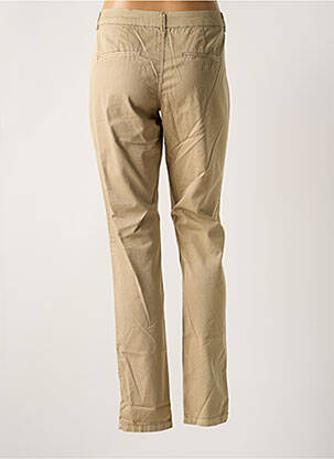 Pantalon chino taille basse taille basse beige VERO MODA femme