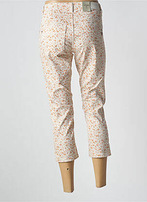 Pantacourt stretch taille normale beige CREAM femme