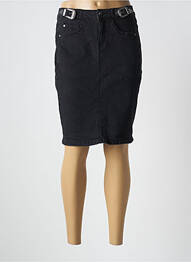 Jupe mi-longue taille haute noir CREAM femme