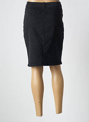 Jupe mi-longue stretch noir CREAM femme